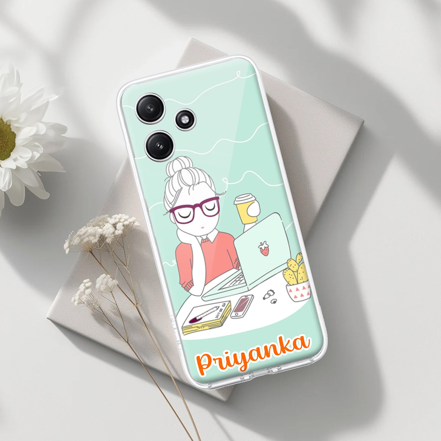 Creator Girl Customize Transparent Silicon Case For Poco - ShopOnCliQ