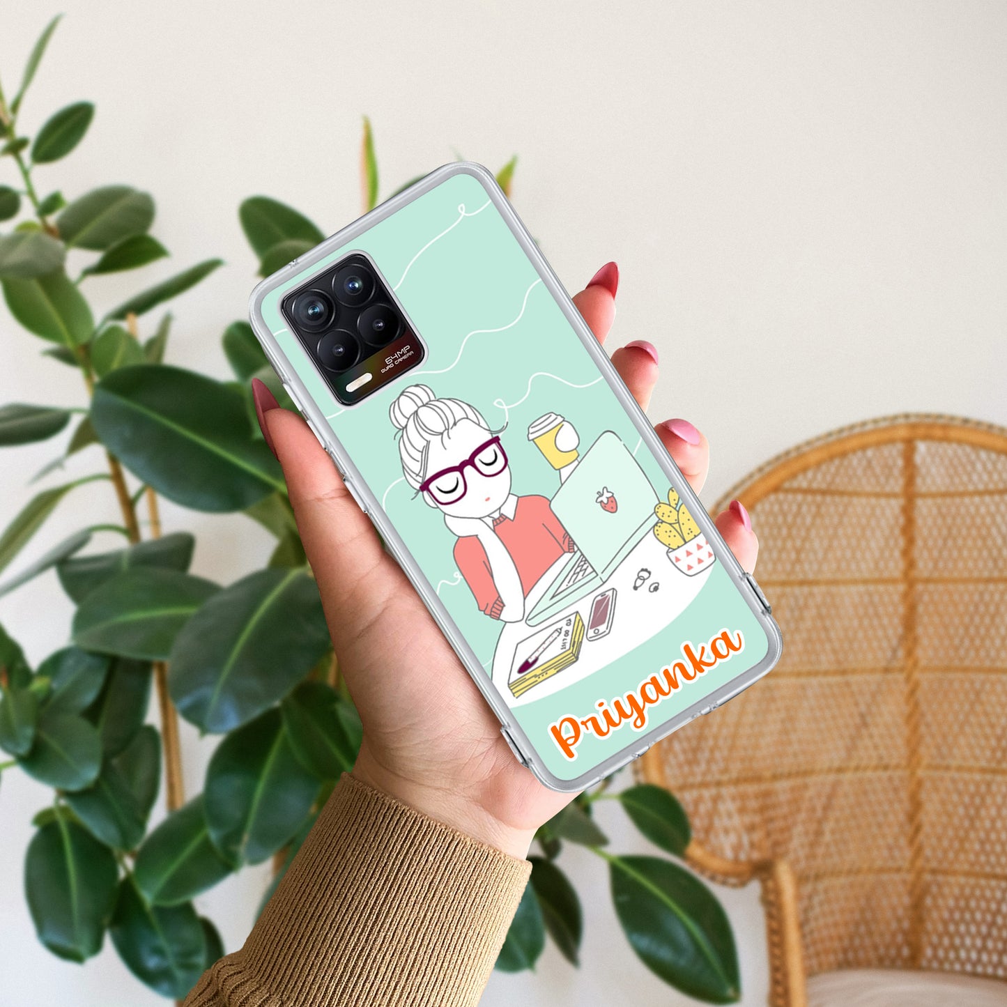 Creator Girl Customize Transparent Silicon Case For Realme/Narzo - ShopOnCliQ