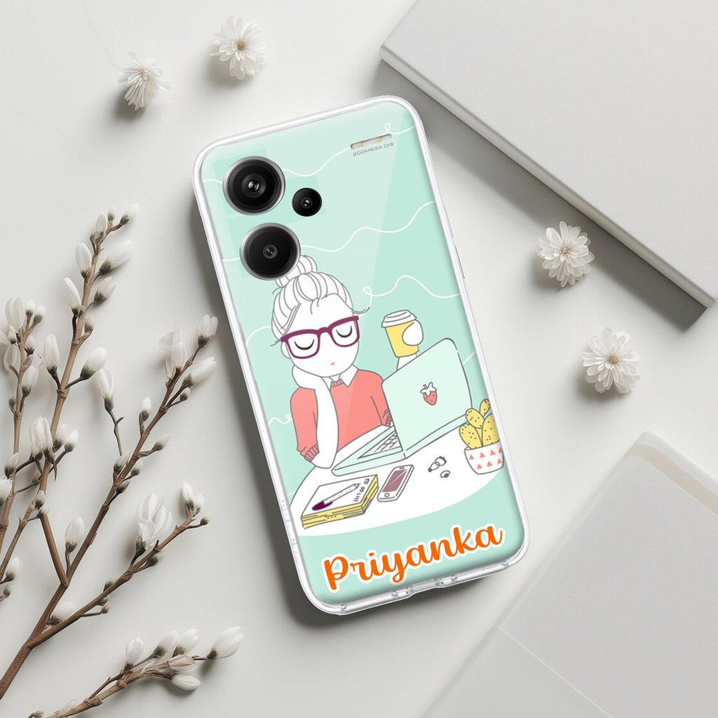Creator Girl Customize Transparent Silicon Case For Redmi/Xiaomi - ShopOnCliQ