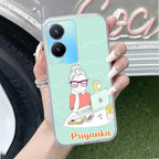 Creator Girl Customize Transparent Silicon Case For Vivo T2 Pro 5G