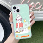 Creator Girl Customize Transparent Silicon Case For iPhone 13 Mini