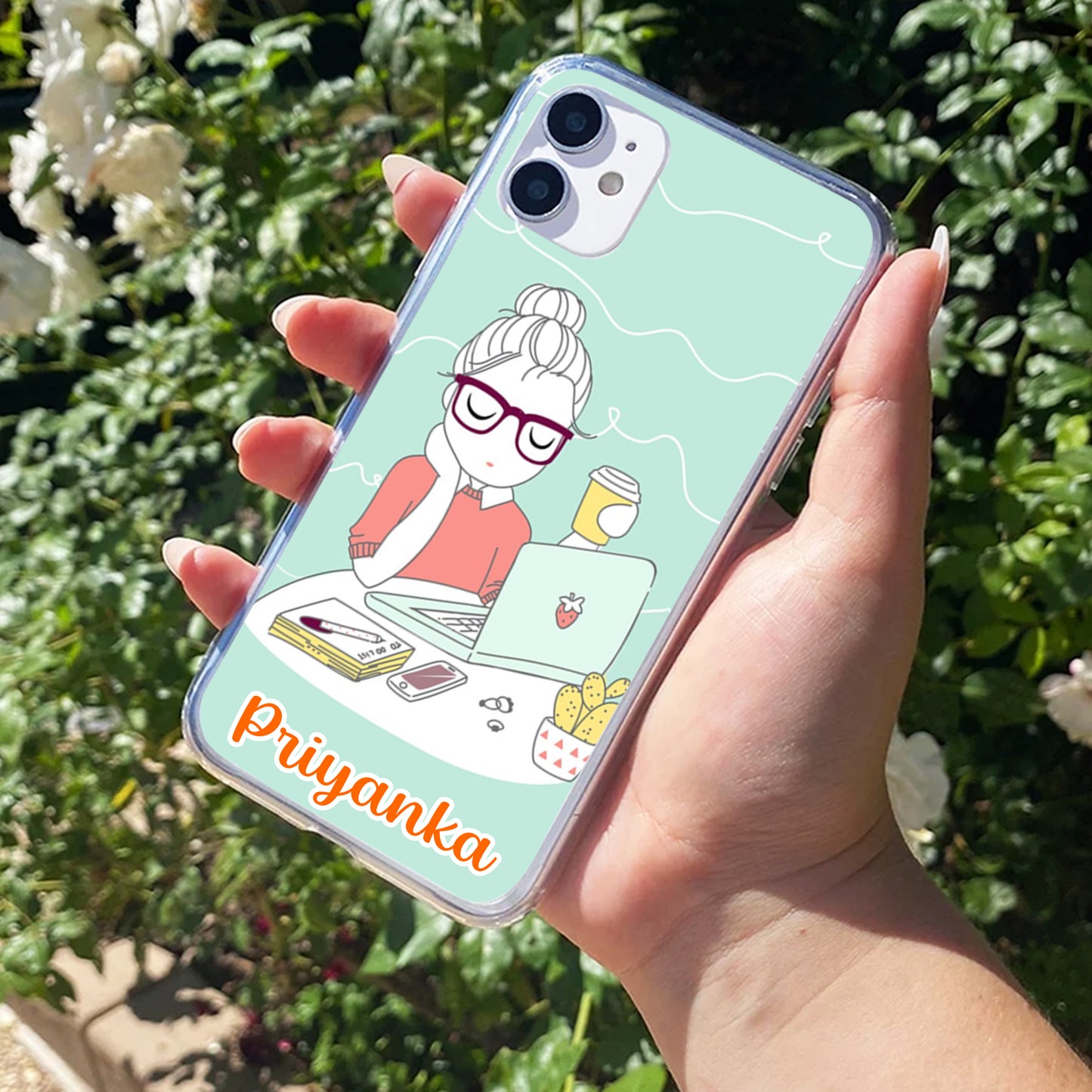 Creator Girl Customize Transparent Silicon Case For iPhone ShopOnCliQ