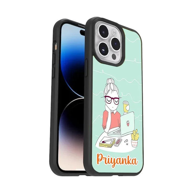 Creator Girl Glossy Metal Case Cover For Redmi - ShopOnCliQ