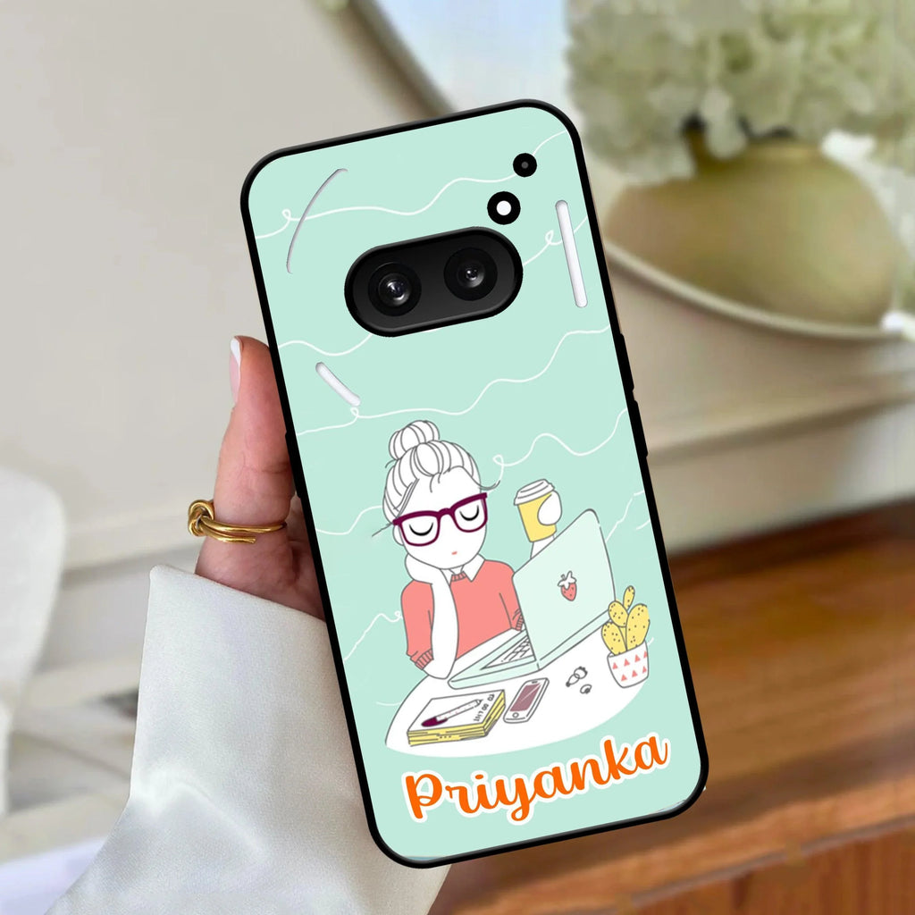 Creator Girl Glossy Metal Case Cover For Nothing - ShopOnCliQ