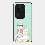 Creator Girl Glossy Metal Case Cover For Oppo - ShopOnCliQ