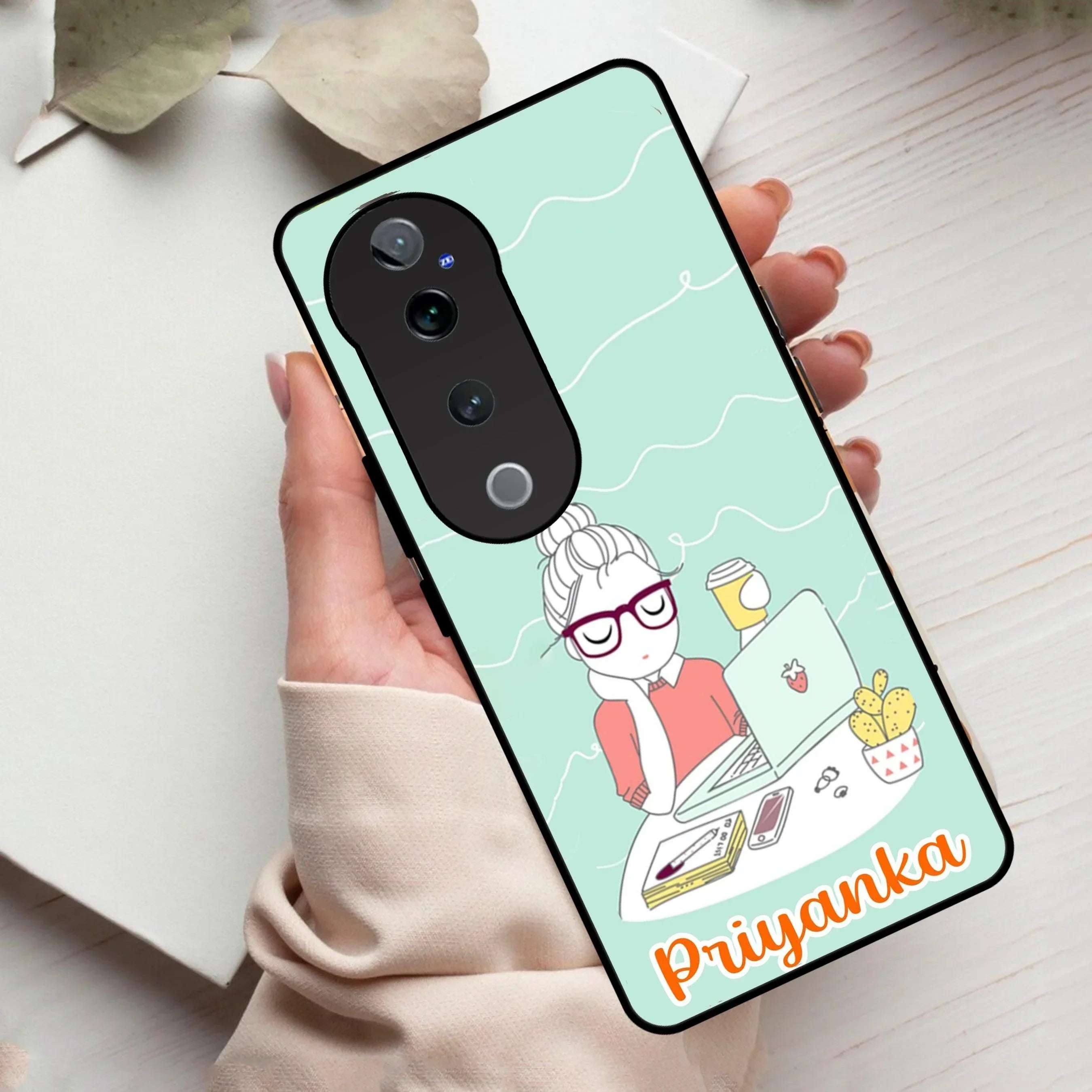 Creator Girl Glossy Metal Case Cover For Vivo - ShopOnCliQ