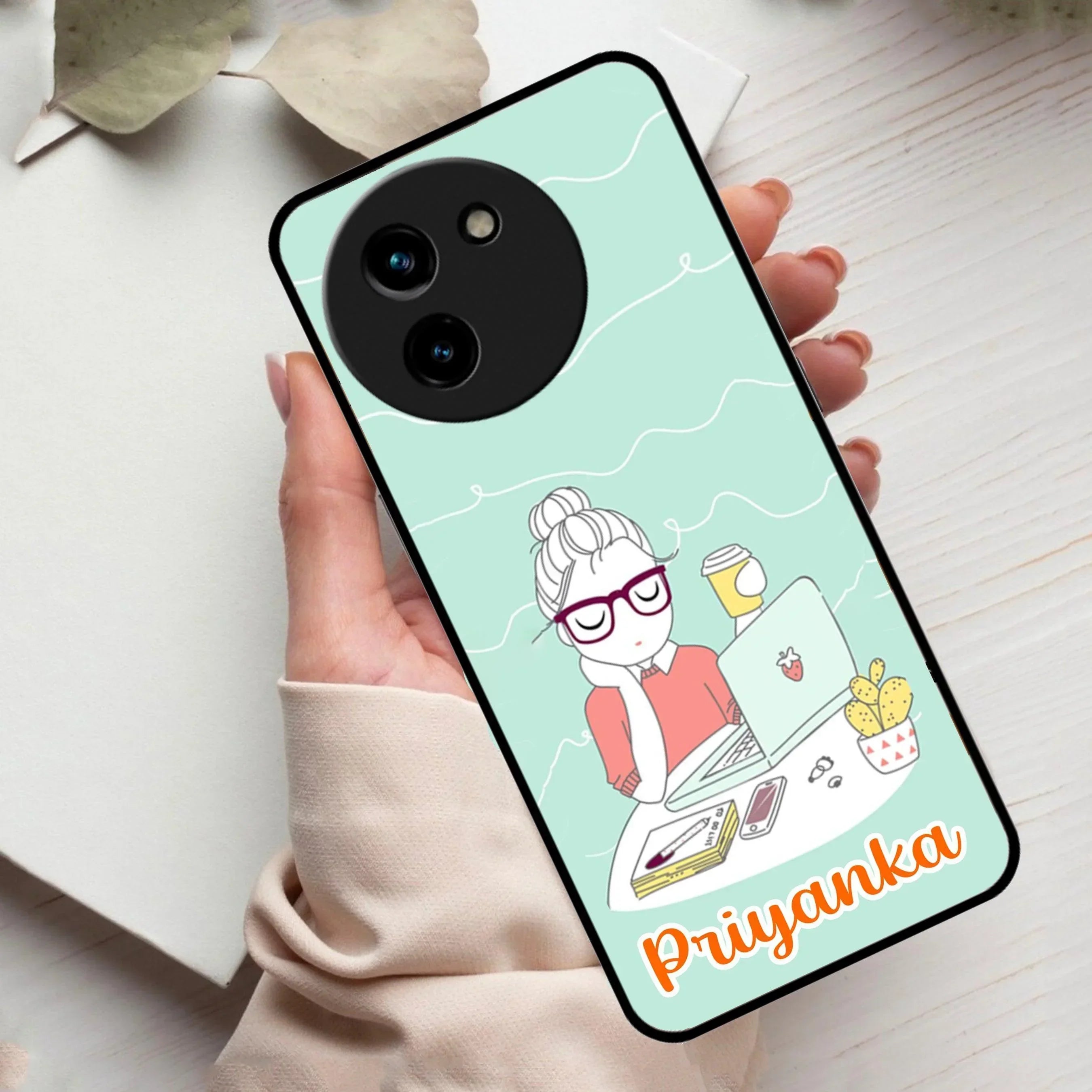Creator Girl Glossy Metal Case Cover For Vivo - ShopOnCliQ
