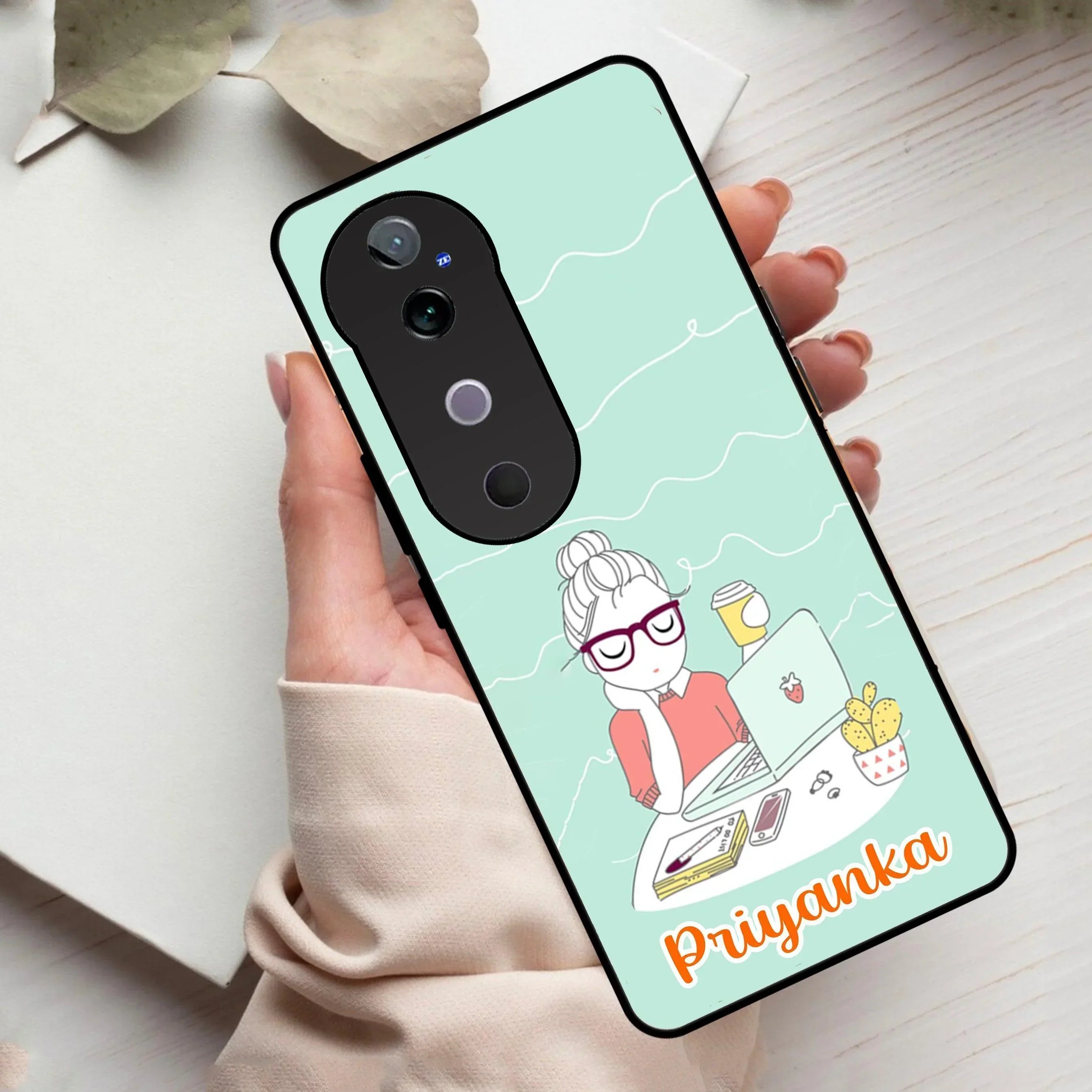 Creator Girl Glossy Metal Case Cover For Vivo - ShopOnCliQ