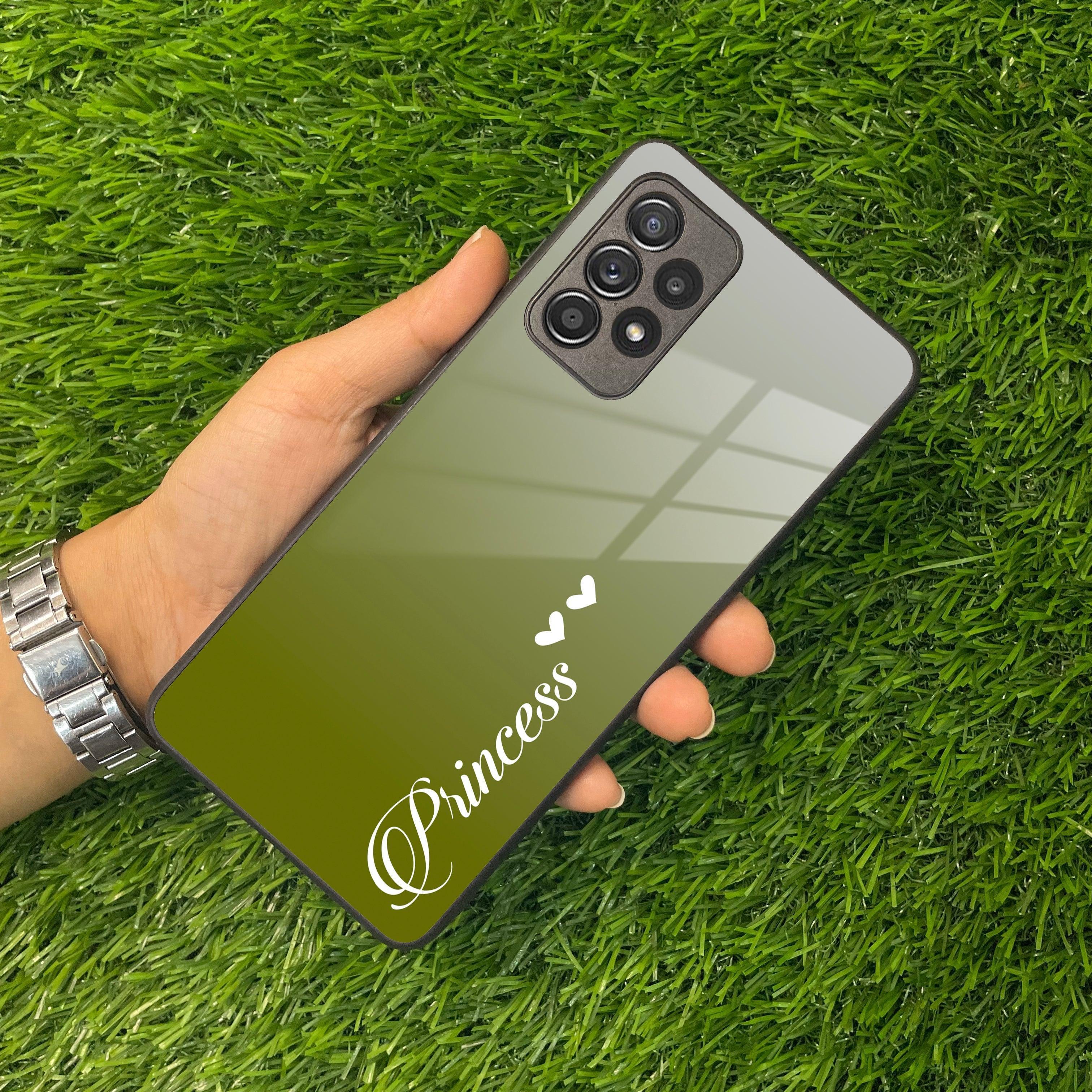 Customize Name Gradient Glass Case Cover Mint Green For Samsung - ShopOnCliQ