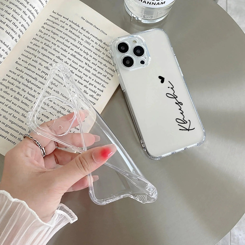 Customize Name Anti Yellow Clear Phone Case For Google - ShopOnCliQ