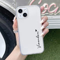 Customize Name Anti Yellow Clear Phone Case For iPhone - ShopOnCliQ