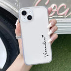 Customize Name Anti Yellow Clear Phone Case For iPhone - ShopOnCliQ