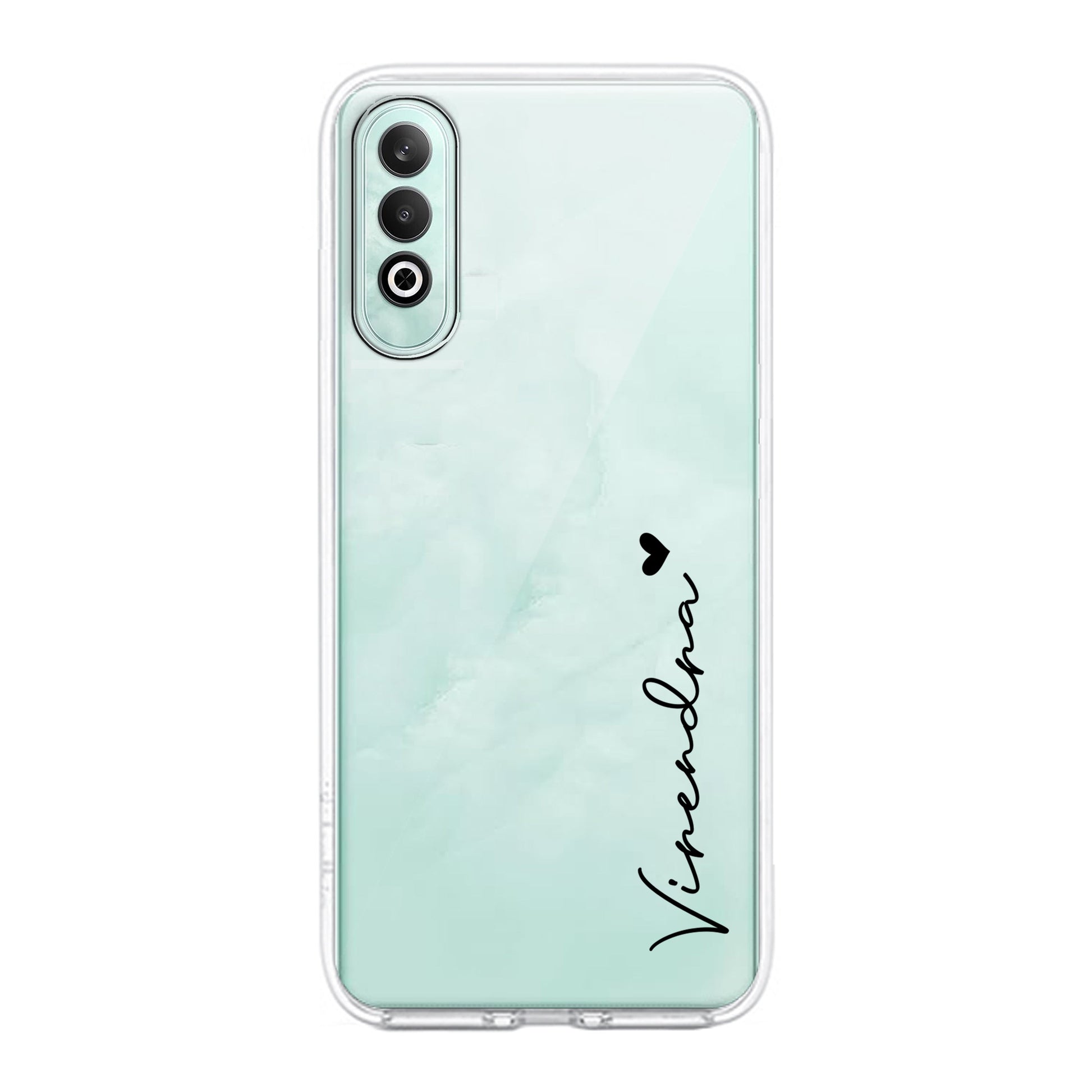 Customize Name Transparent Silicon Case For OnePlus ShopOnCliQ