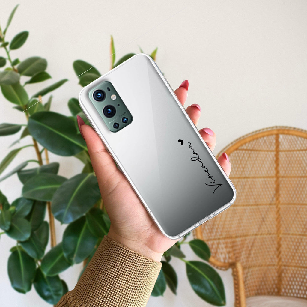 Customize Name Transparent Silicon Case For OnePlus 10 Pro 5G