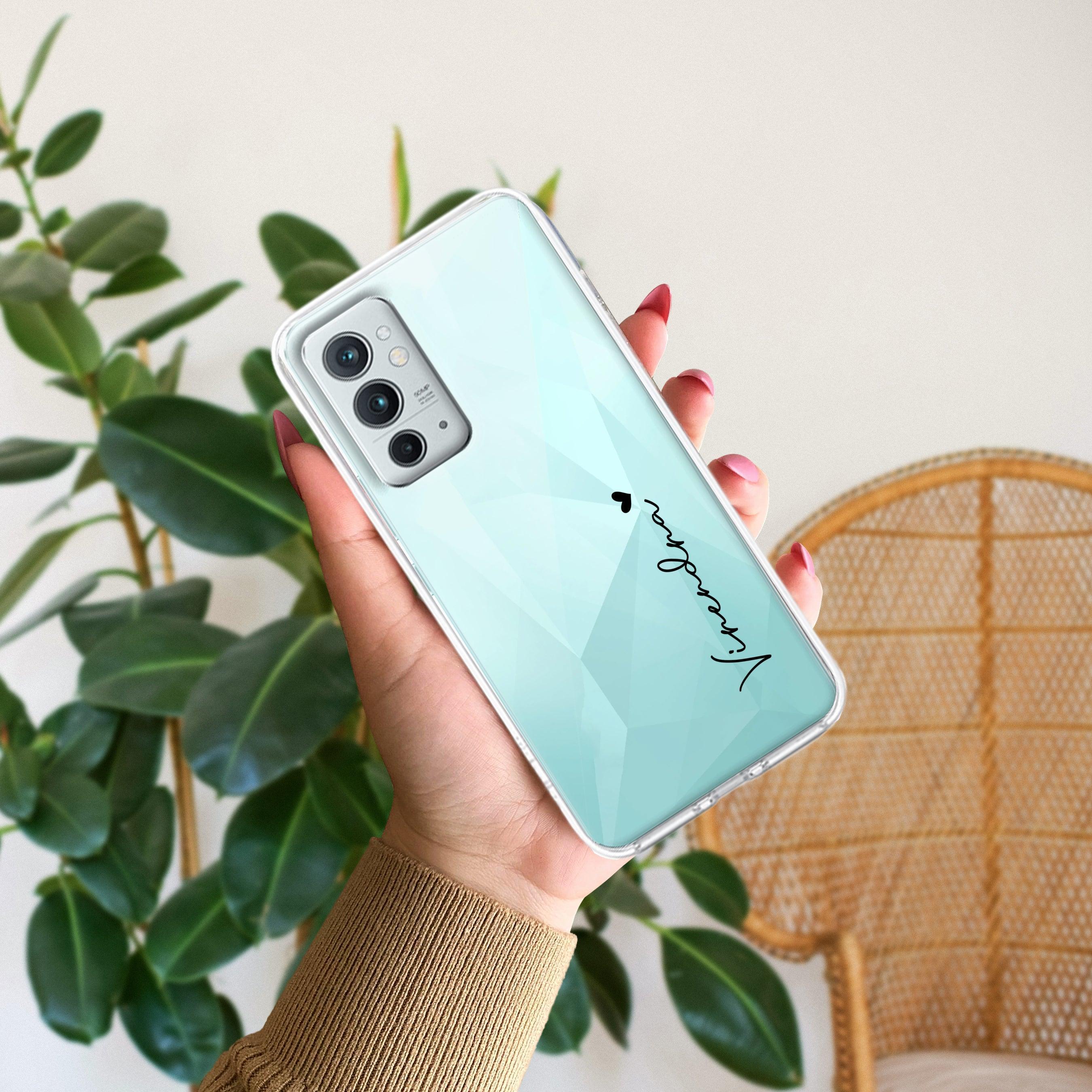 Customize Name Transparent Silicon Case For OnePlus - ShopOnCliQ