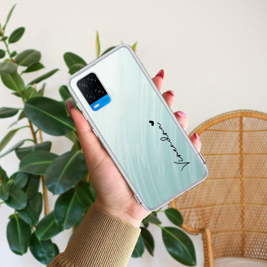 Customize Name Transparent Silicon Case For Oppo A79 5G