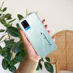 Customize Name Transparent Silicon Case For Oppo A79 5G