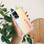Customize Name Transparent Silicon Case For Oppo Reno 7 Pro 5G
