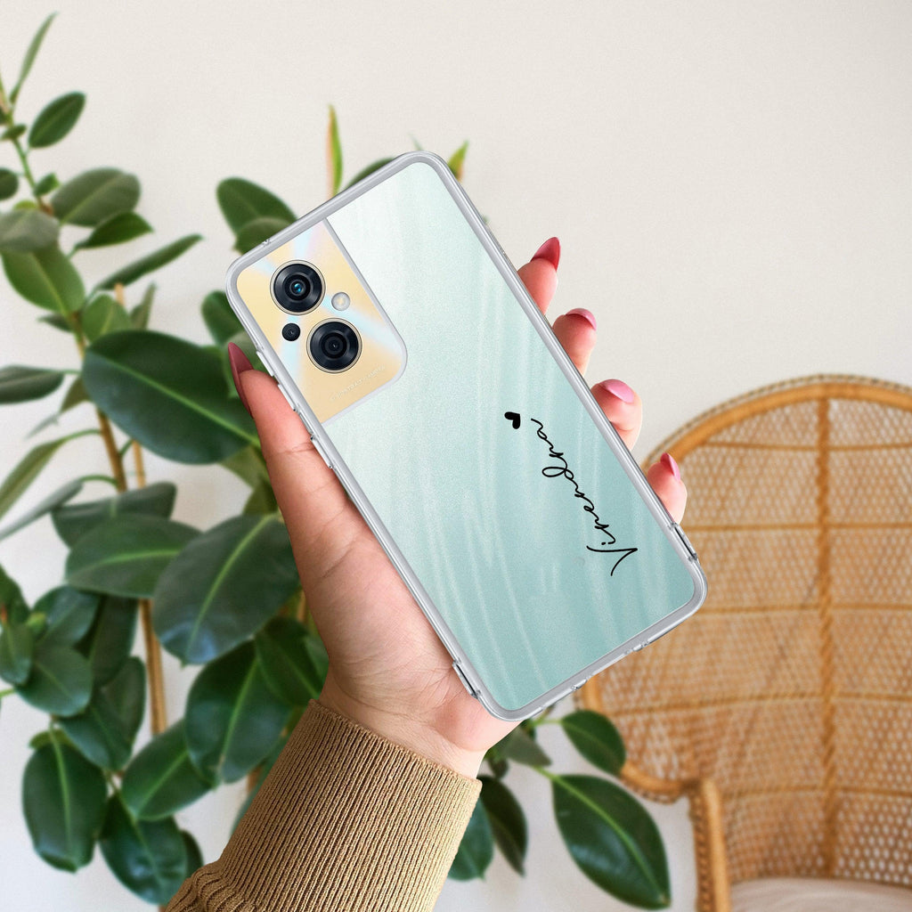 Customize Name Anti Yellow Case For Oppo F21 Pro (5G)