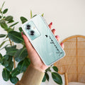 Customize Name Transparent Silicon Case For Oppo A78 5G