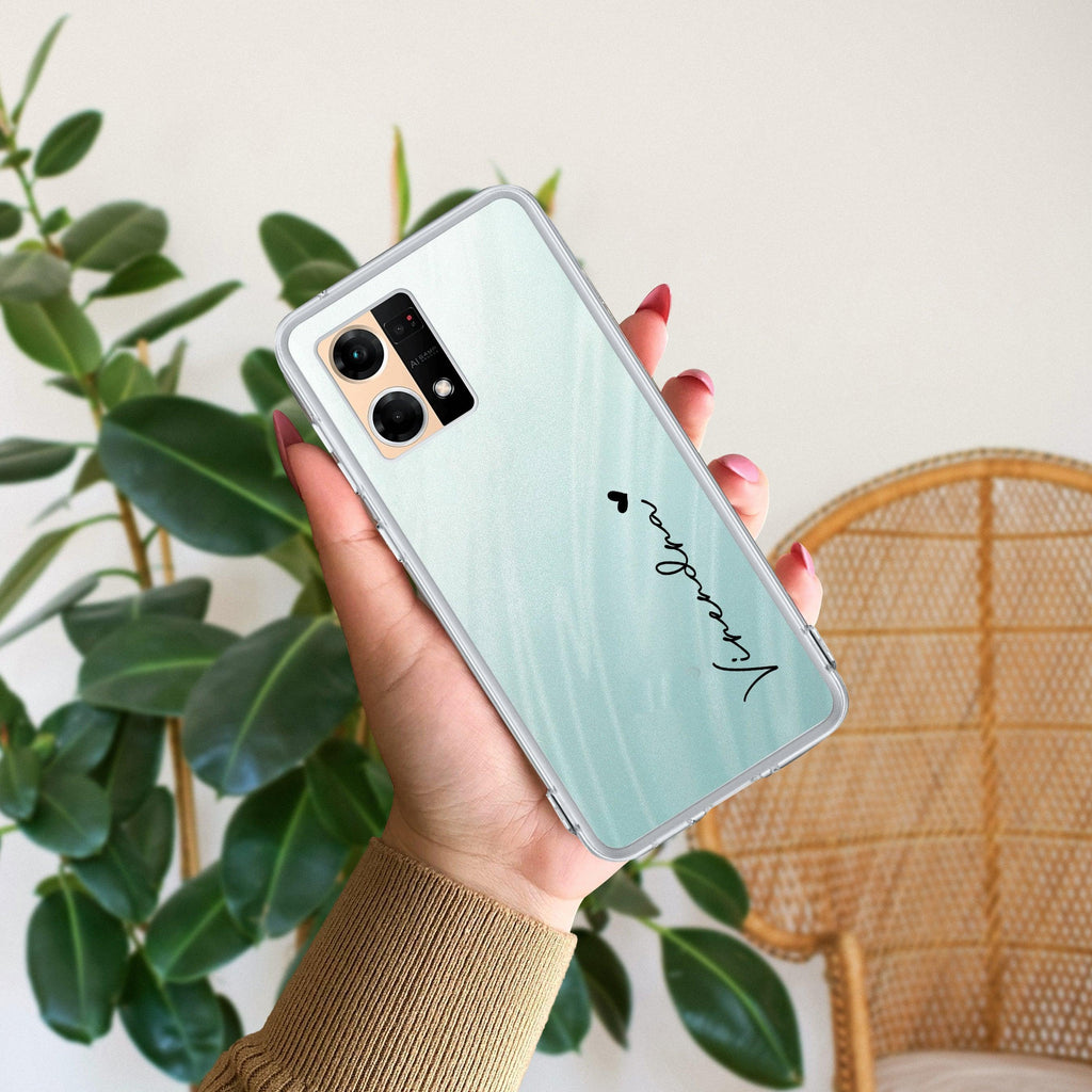 Customize Name Anti Yellow Case For Oppo F21 Pro (4G)