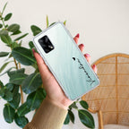 Customize Name Transparent Silicon Case For Oppo F19 Pro