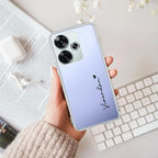Customize Name Anti Yellow Clear Phone Case For Poco - ShopOnCliQ