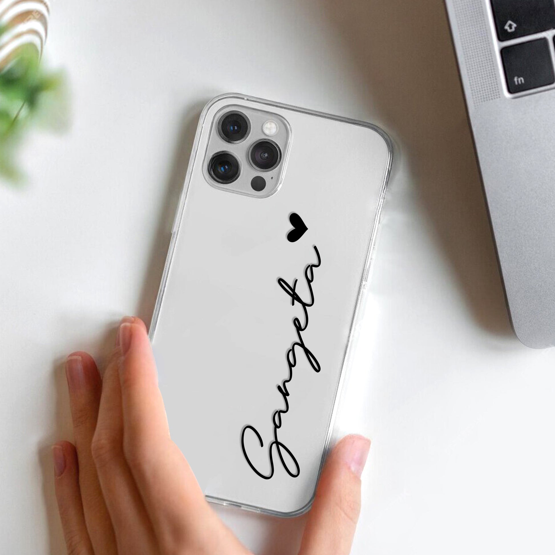 Customize Name Transparent Silicon Case For Poco - ShopOnCliQ