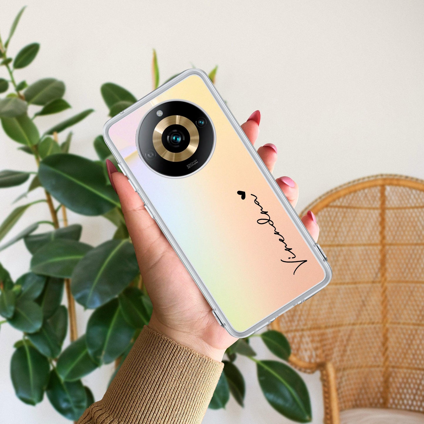 Customize Name Anti Yellow Clear Phone Case For Realme/Narzo - ShopOnCliQ
