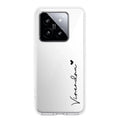 Customize Name Transparent Silicon Case For Redmi Note 13 5G