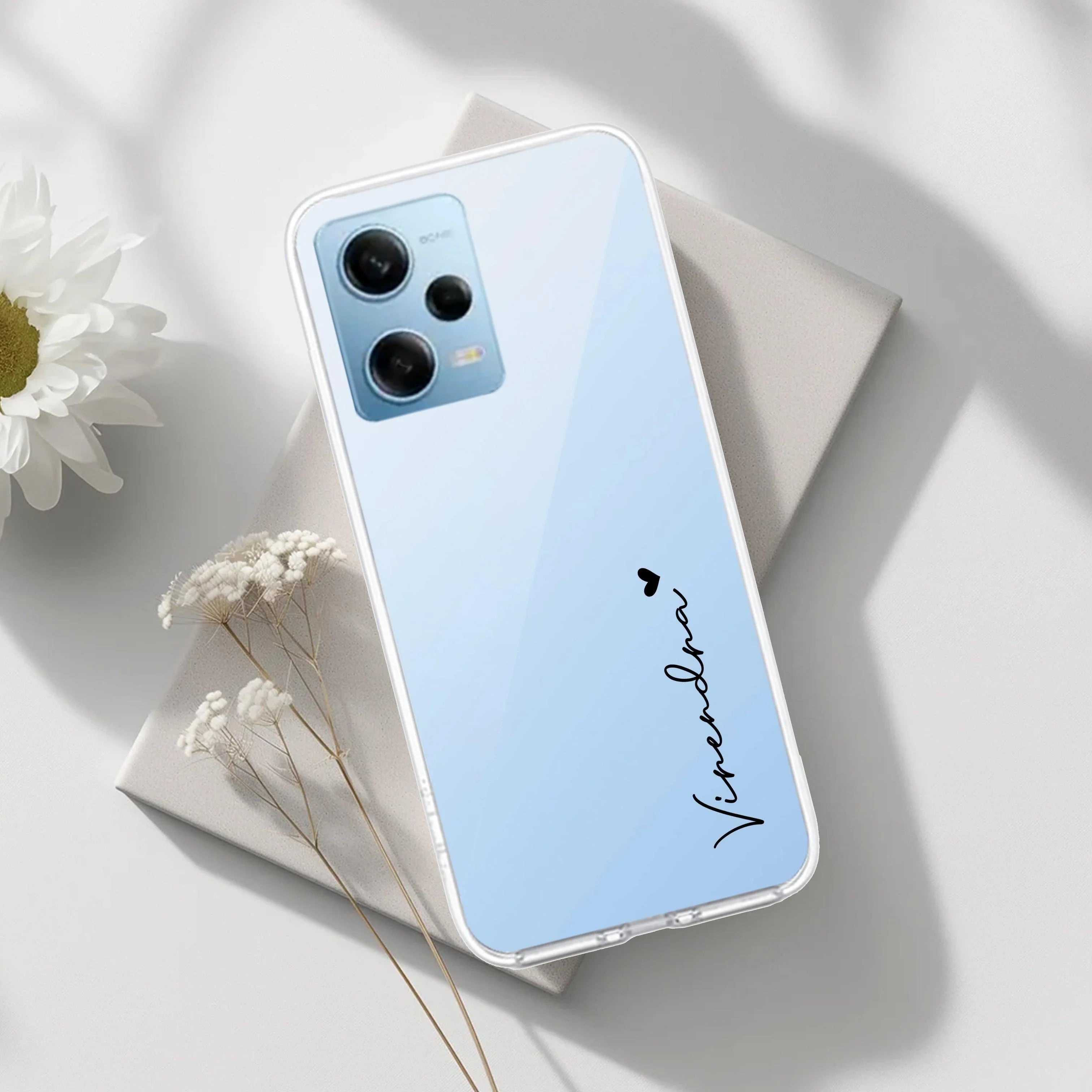 Customize Name Anti Yellow Clear Phone Case For Redmi - ShopOnCliQ