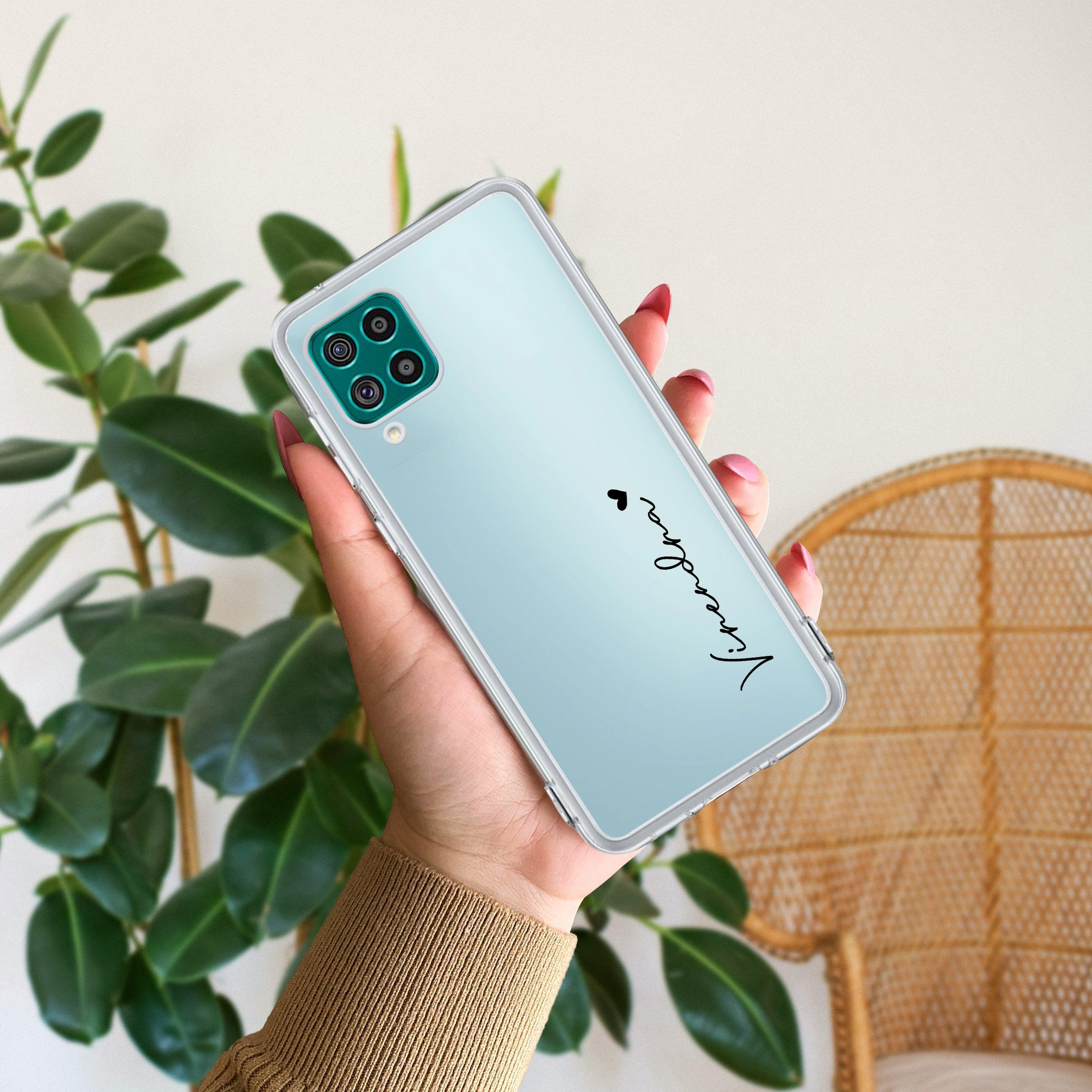 Customize Name Transparent Silicon Case For Samsung - ShopOnCliQ