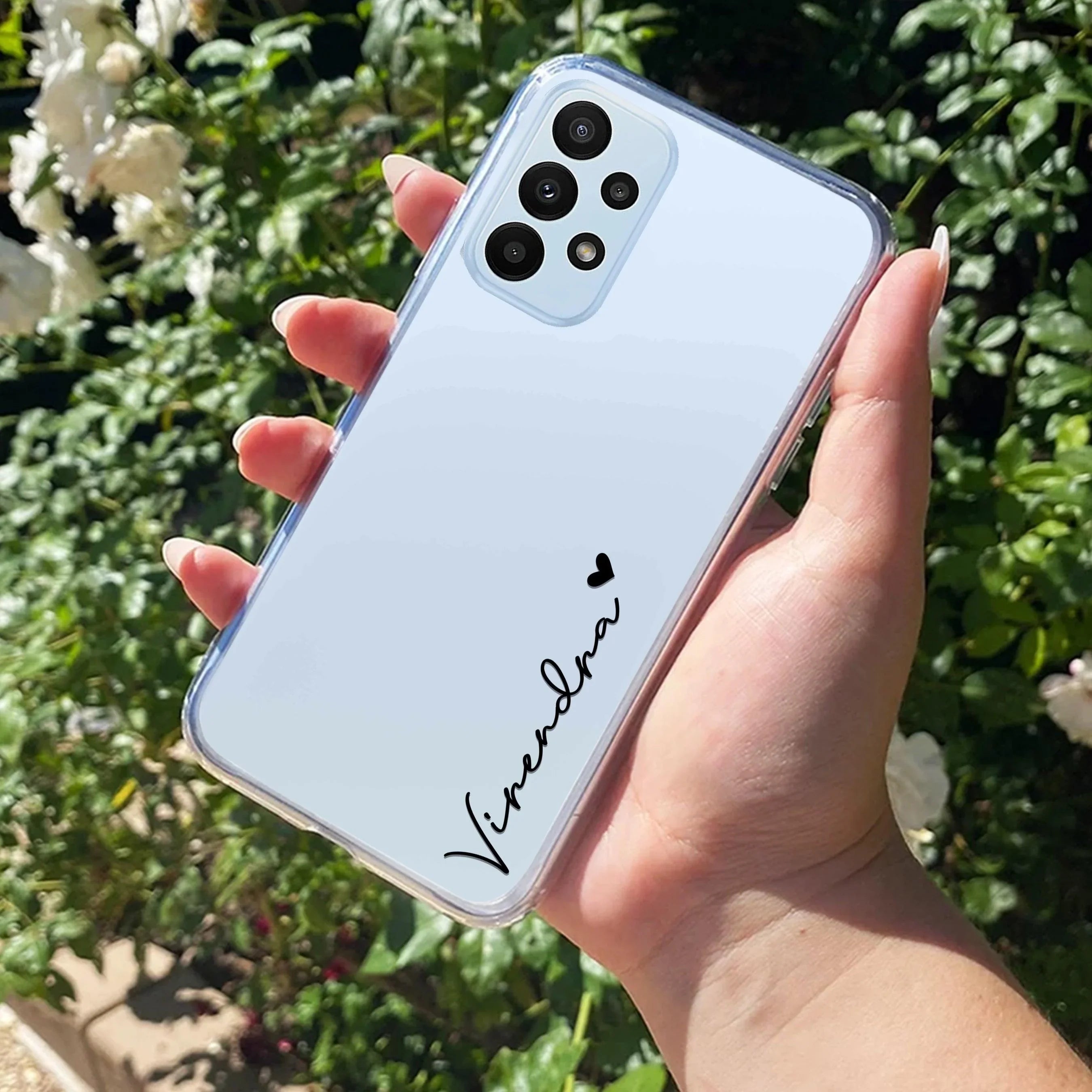 Customize Name Anti Yellow Clear Phone Case For Samsung - ShopOnCliQ