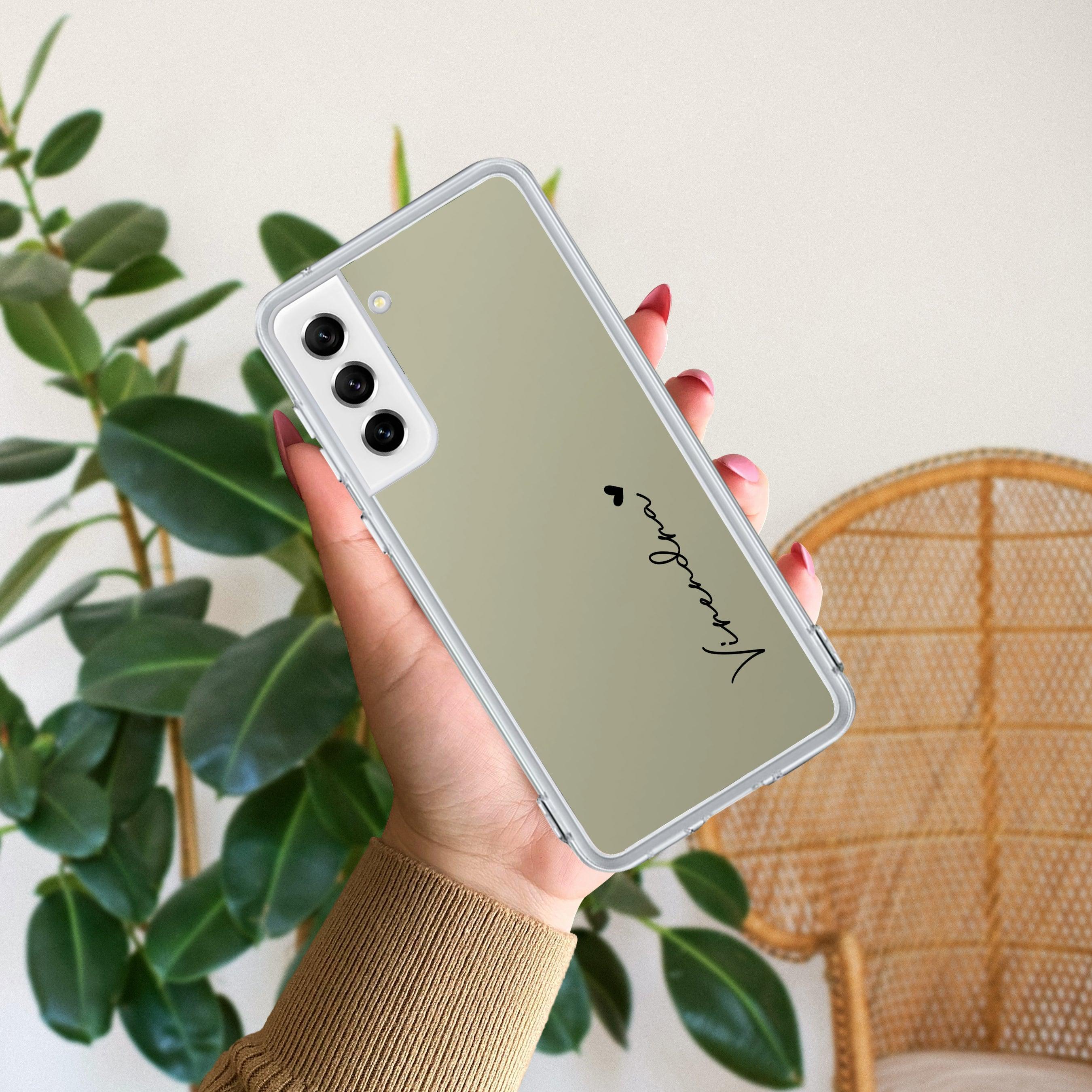 Customize Name Anti Yellow Clear Phone Case For Samsung - ShopOnCliQ