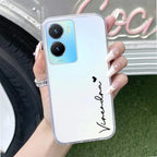 Customize Name Transparent Silicon Case For Vivo Y16