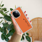 Customize Name Transparent Silicon Case For Vivo