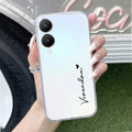 Customize Name Transparent Silicon Case For Vivo Y28 5G