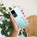 Customize Name Transparent Silicon Case For Vivo V30 Pro 5G