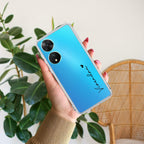 Customize Name Transparent Silicon Case For Vivo