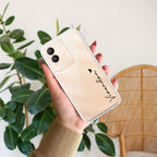 Customize Name Transparent Silicon Case For Vivo - ShopOnCliQ