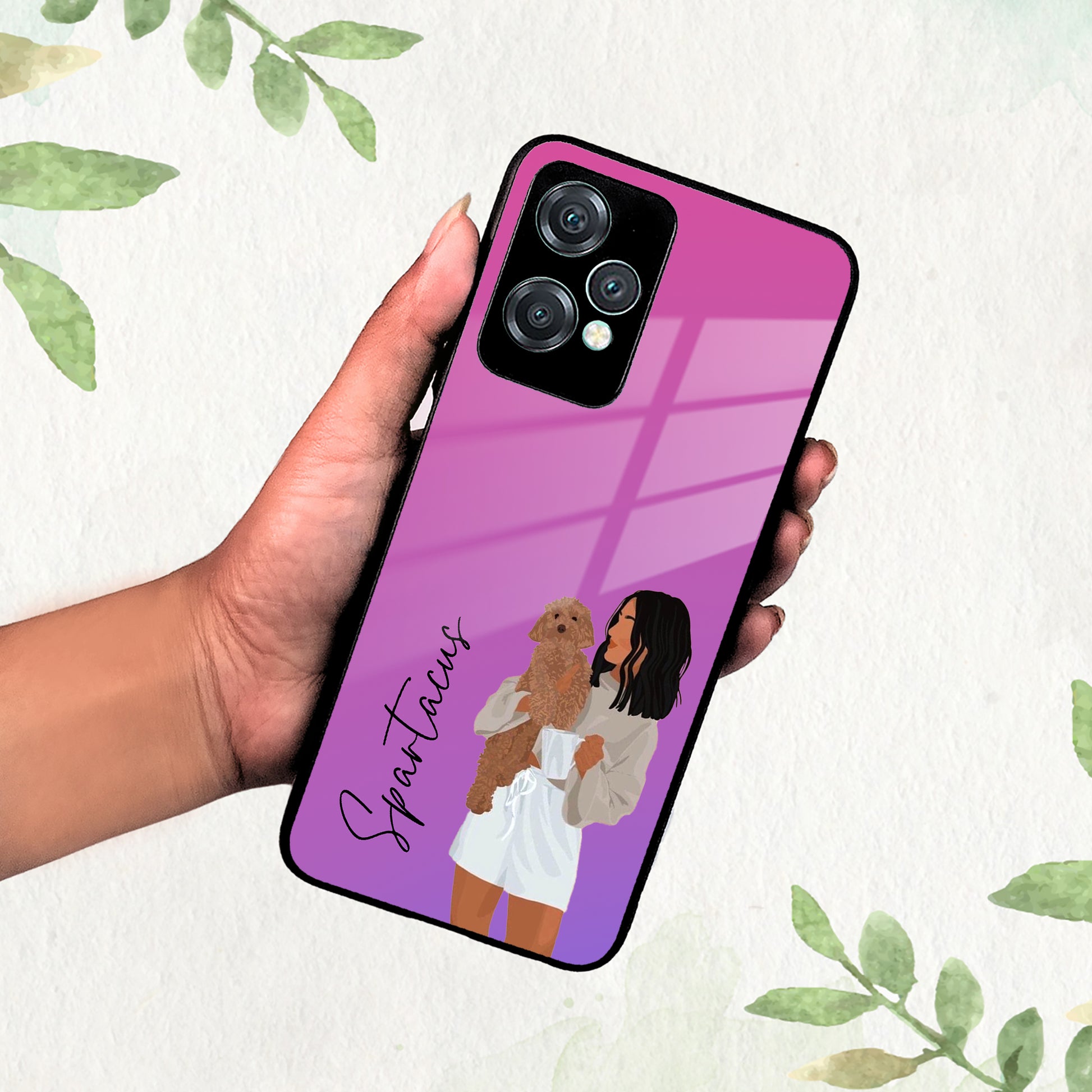 Customize Pet Name Glass Case For OnePlus ShopOnCliQ