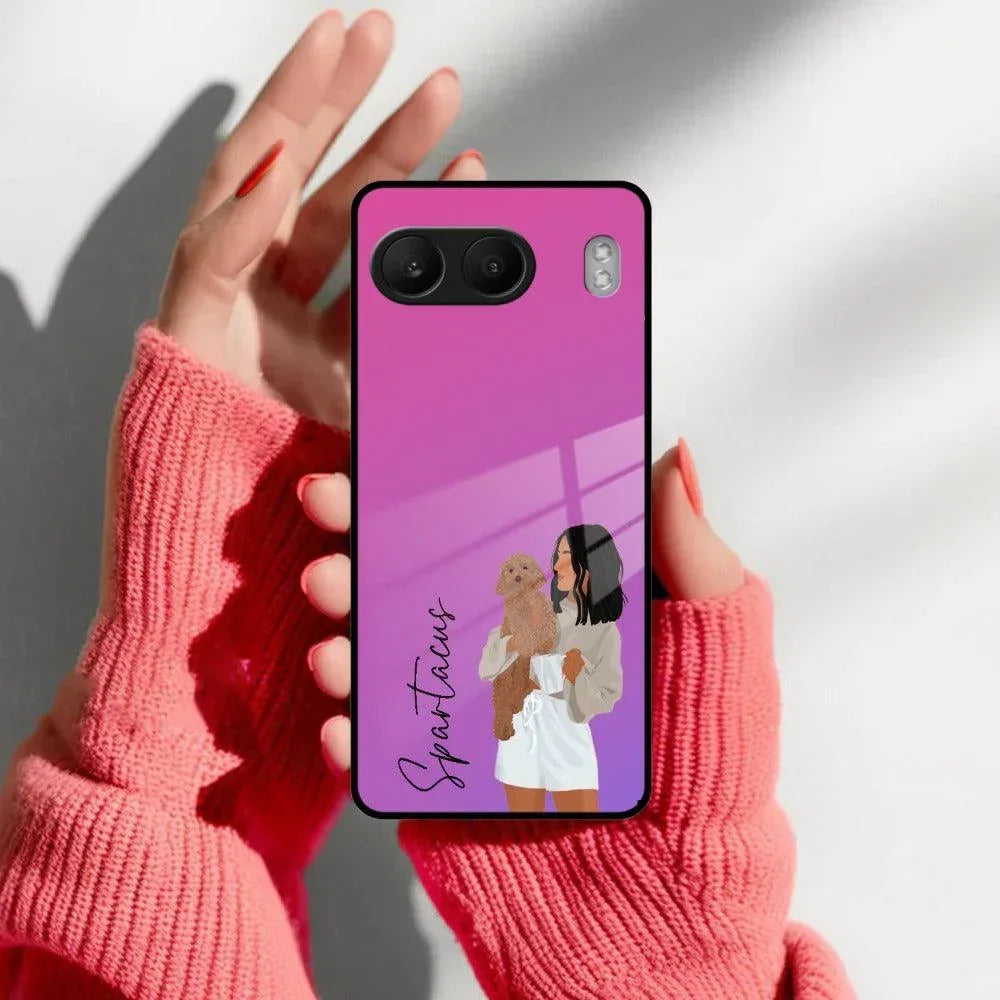 Customize Pet Name Glass Case For OnePlus - ShopOnCliQ