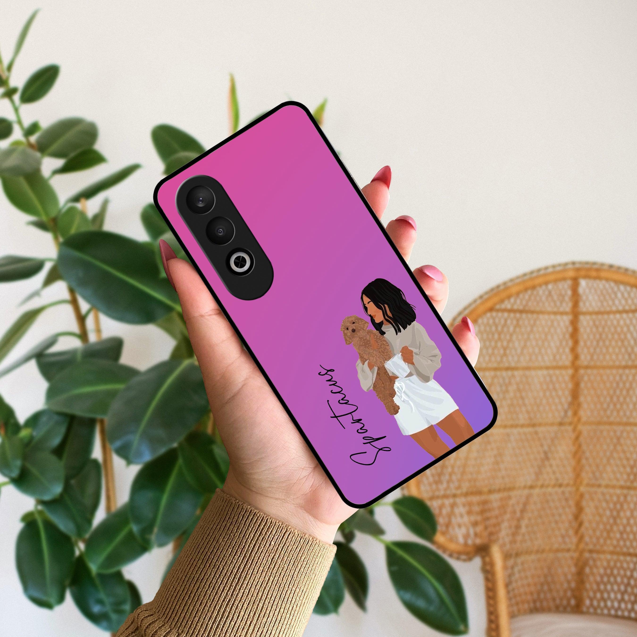 Customize Pet Name Glass Case For OnePlus - ShopOnCliQ
