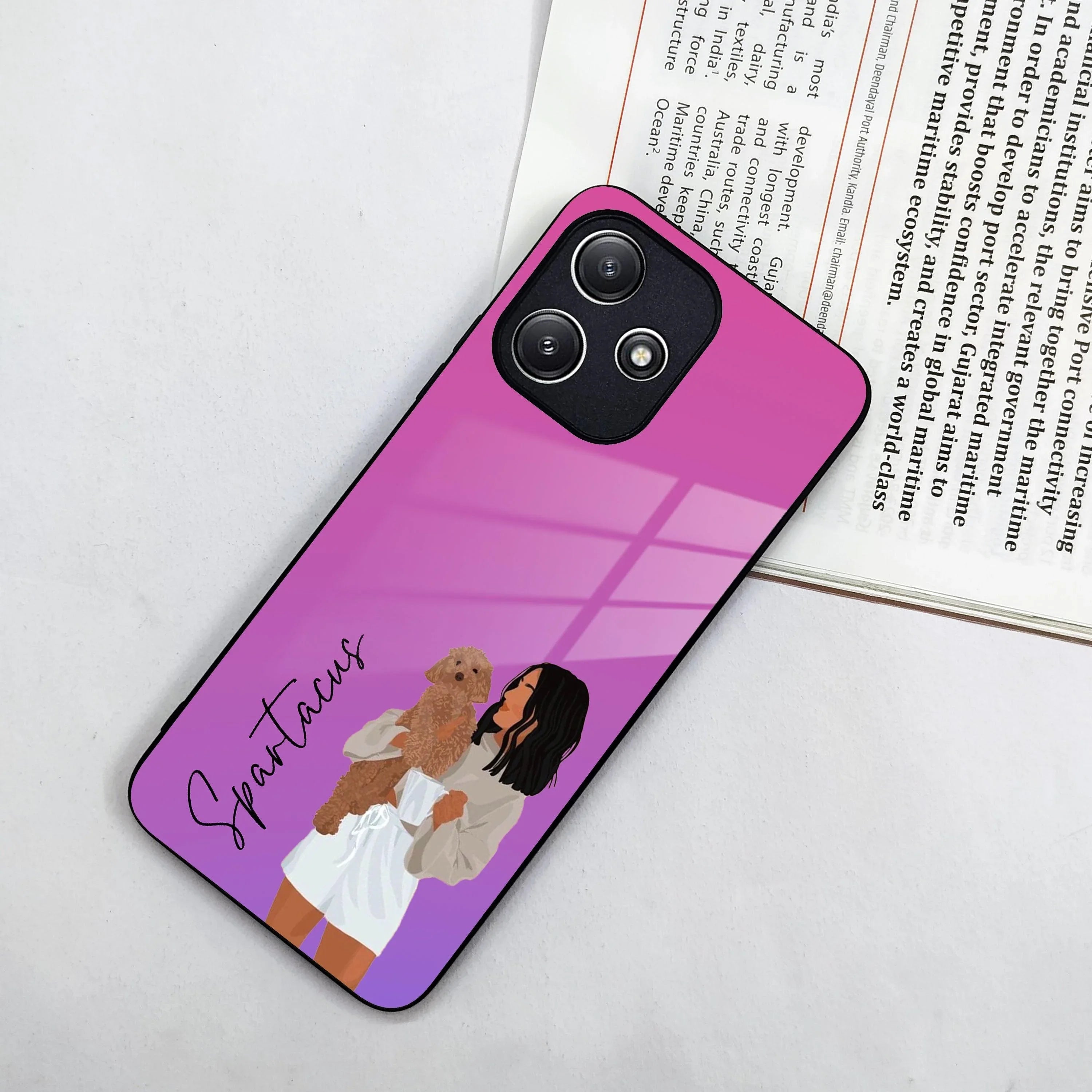 Customize Pet Name Glass Case For Poco - ShopOnCliQ
