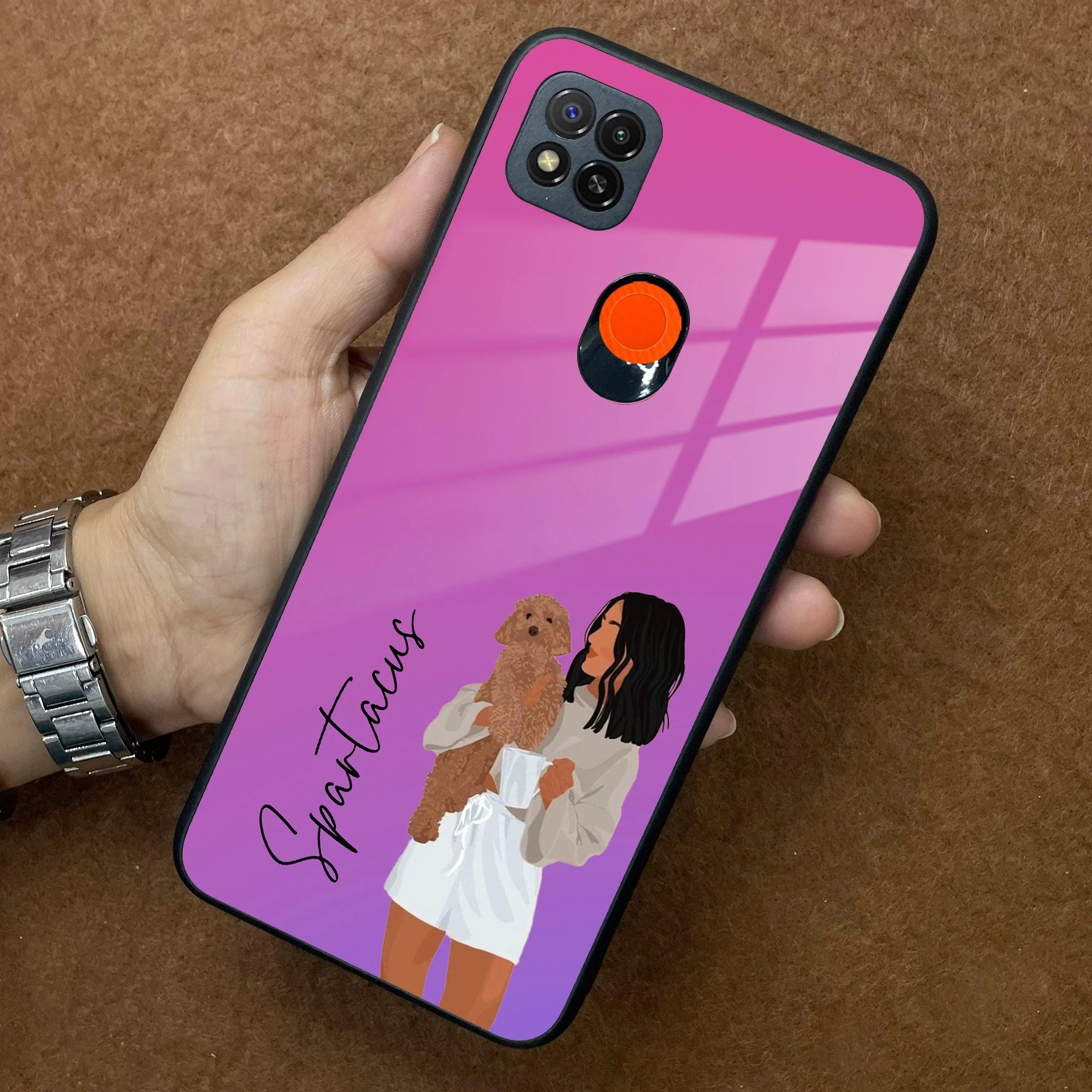 Customize Pet Name Glass Case For Poco - ShopOnCliQ