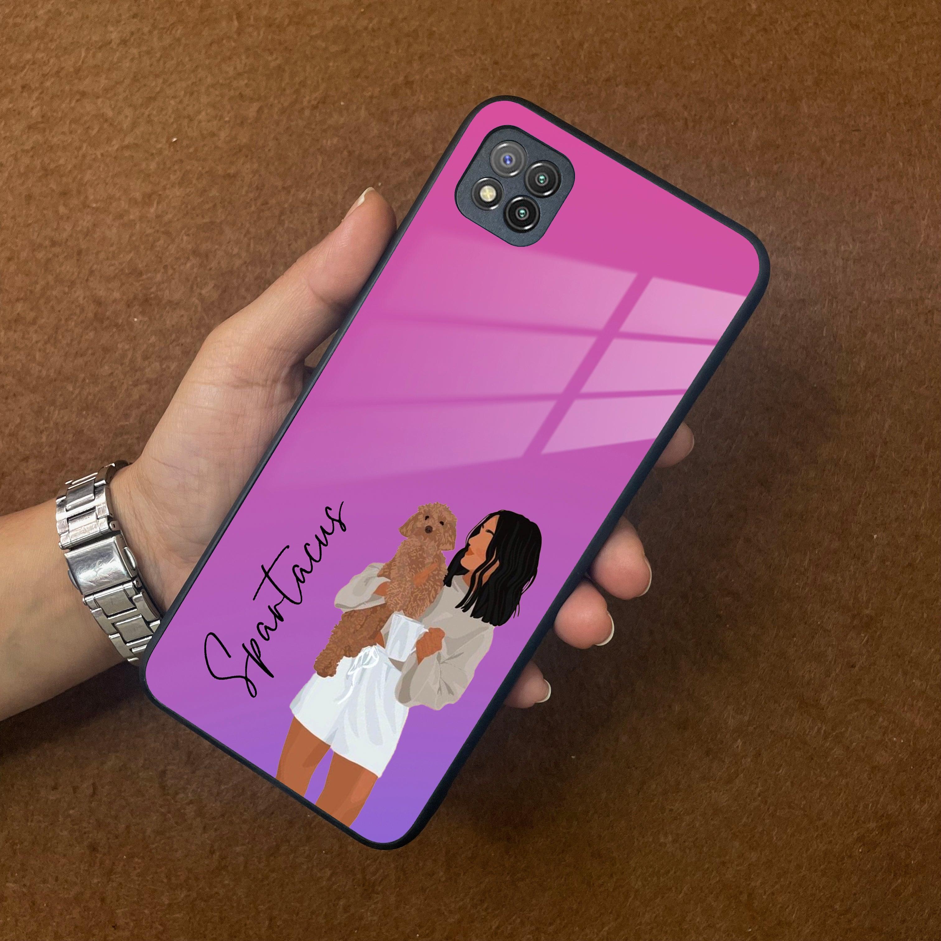 Customize Pet Name Glass Case For Poco - ShopOnCliQ