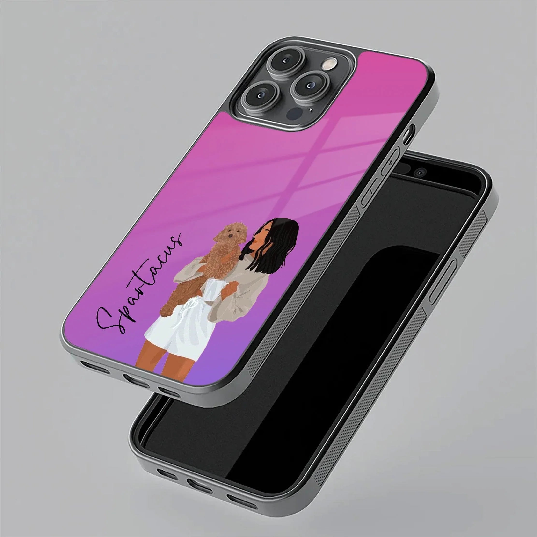 Customize Pet Name Glass Case For Poco - ShopOnCliQ