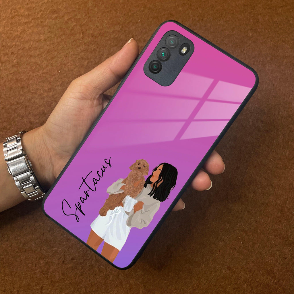 Customize Pet Name Glass Case For Poco - ShopOnCliQ