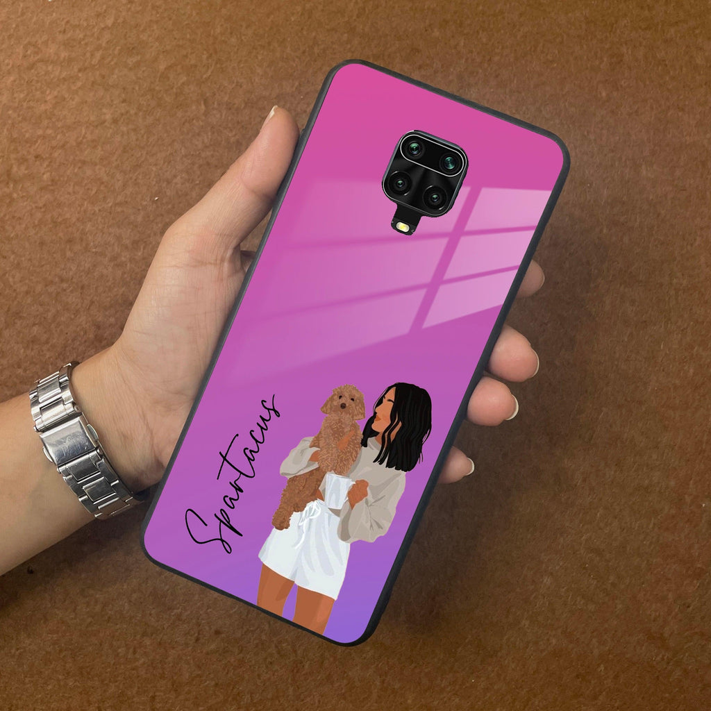 Customize Pet Name Glass Case For Poco - ShopOnCliQ