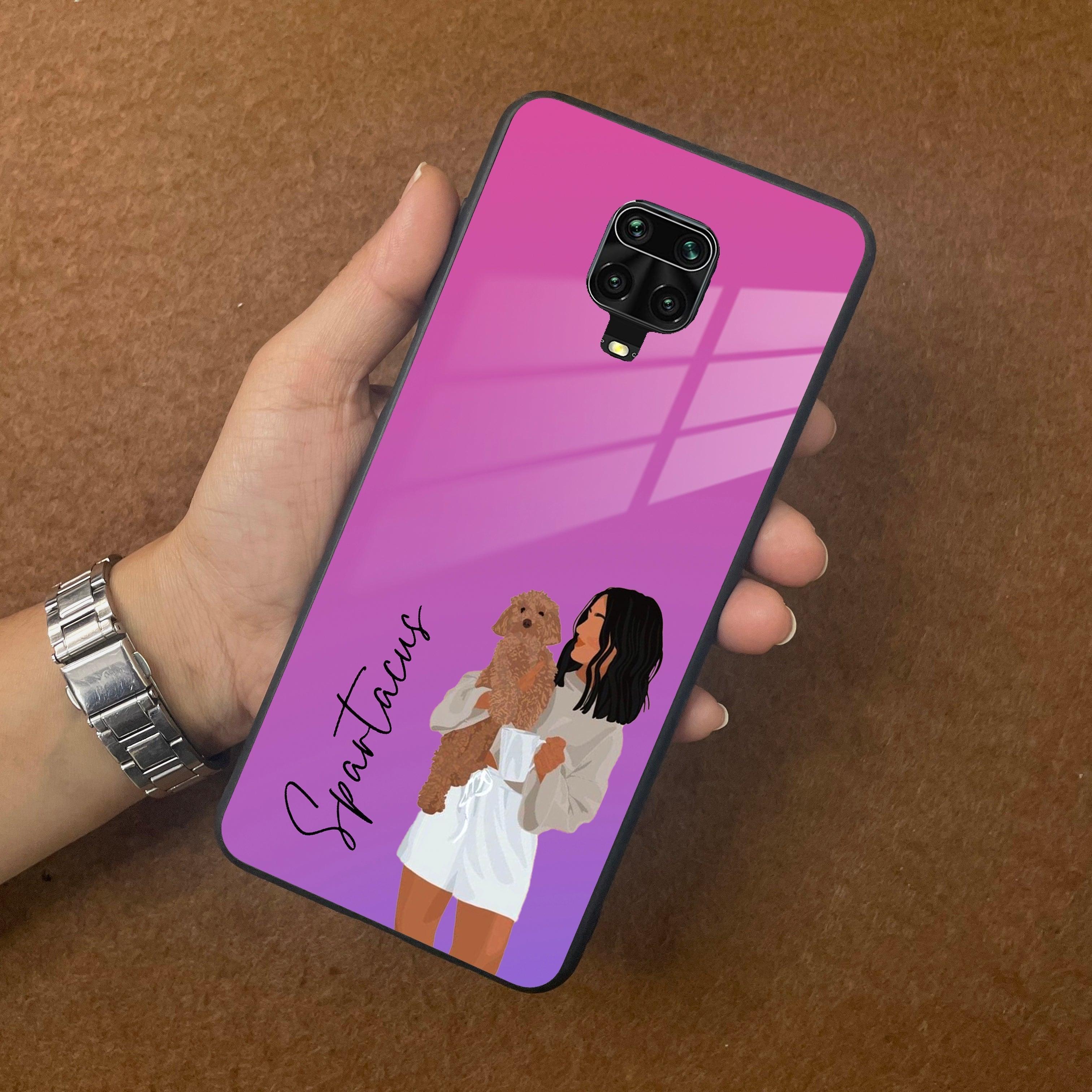 Customize Pet Name Glass Case For Poco - ShopOnCliQ